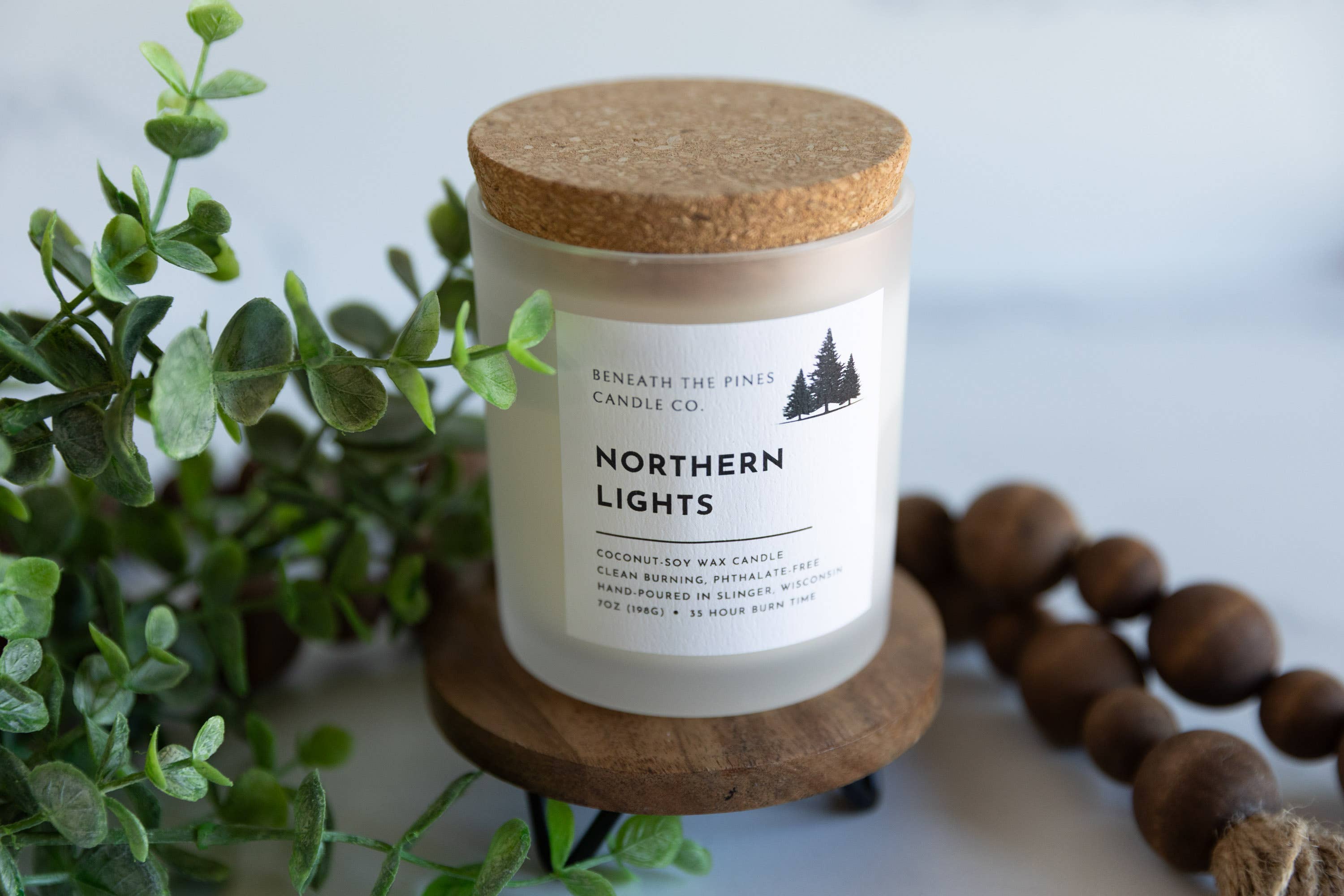 Beneath The Pines Candle Co. - Wholesale Jar/Filled Candle - Northern Lights: Coconut-Soy Candle0