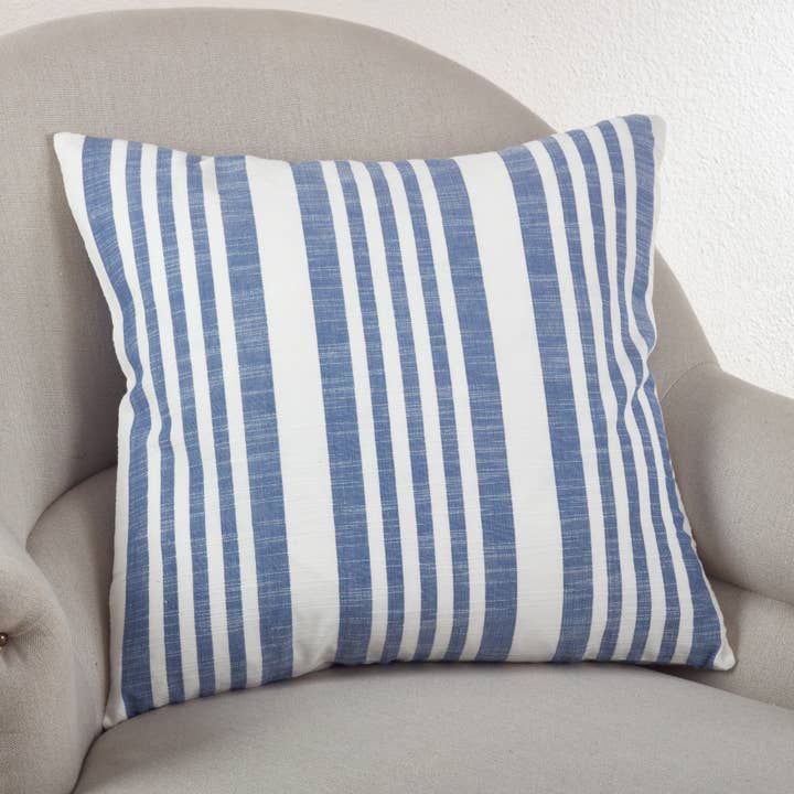 Almohada con diseño de rayas, relleno de plumón para venta al por mayor de Saro Lifestyle