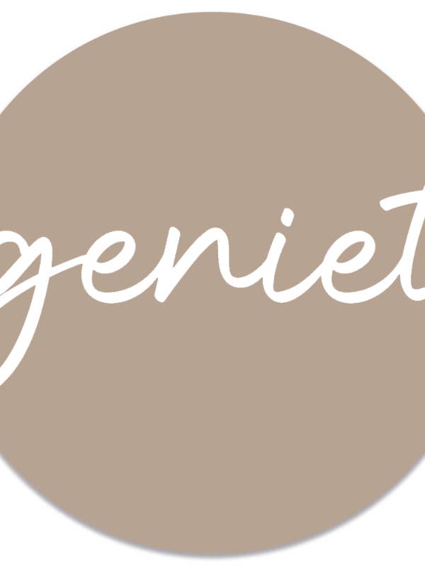 Muurcirkel geniet beige per la vendita all'ingrosso da parte di Label2X B.V.