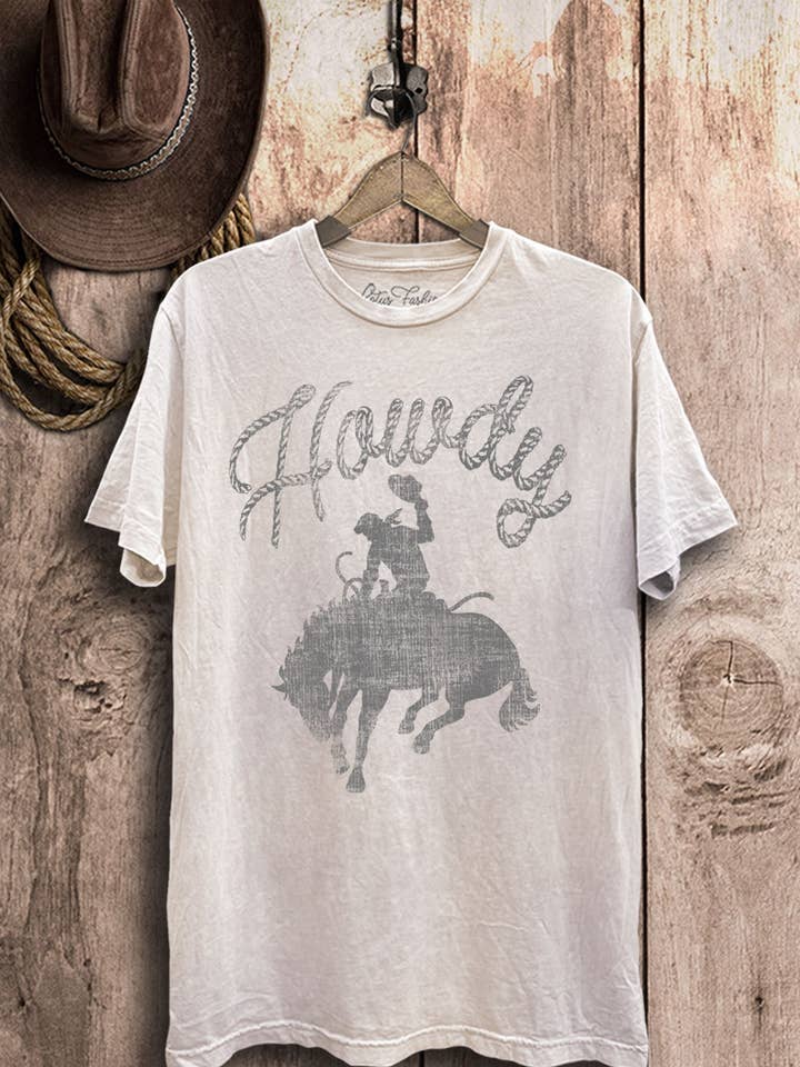 Howdy Graphic Top for wholesale by Lotus Fashion Collection