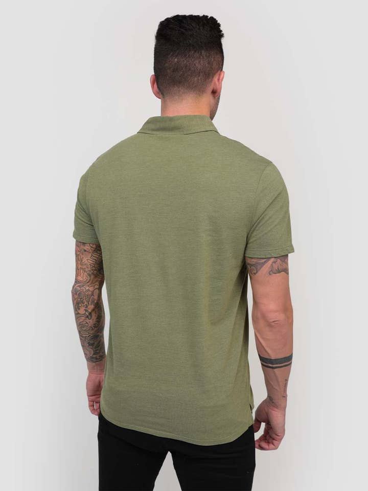 INTO THE AM - Wholesale Polo - Men's - Men's Short Sleeve Polo Shirt (Branded)23