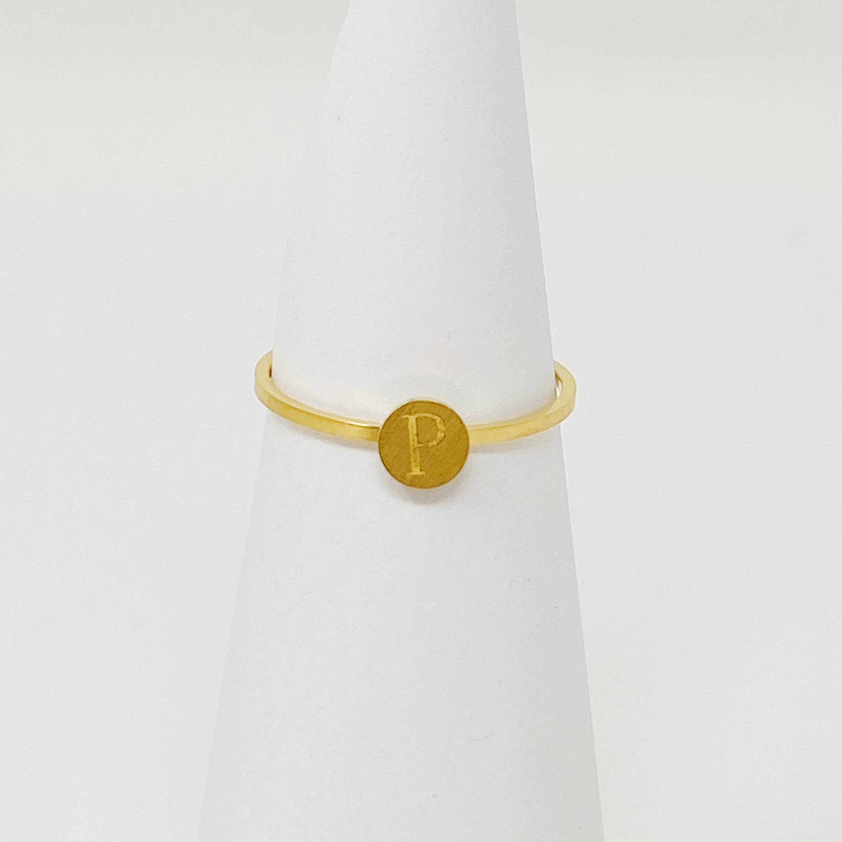 Ellison+Young - Wholesale Band/Stacked Ring - Tiny Initial Ring4