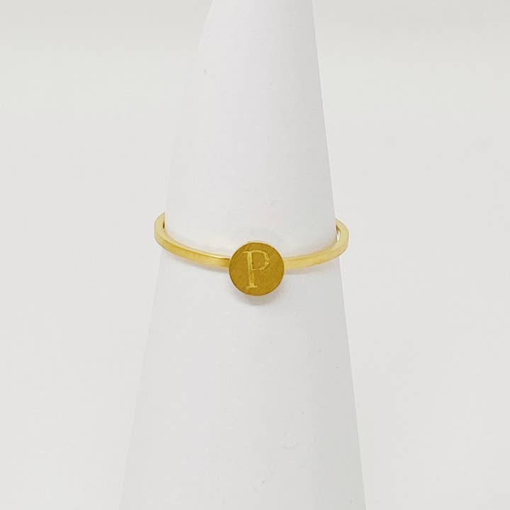 Ellison+Young - Wholesale Band/Stacked Ring - Tiny Initial Ring4