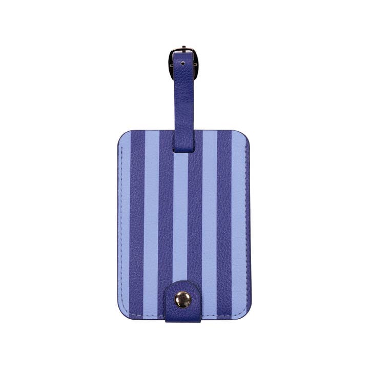 Draper James by Lifeguard Press - Wholesale Luggage Tag - Luggage Tag, Blue Stripe1