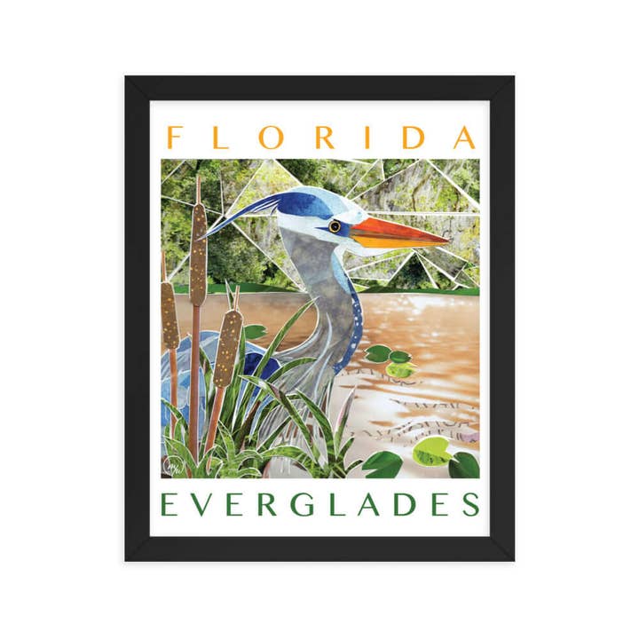more the merrlier - Wholesale Art Print - Florida Everglades Framed Poster6