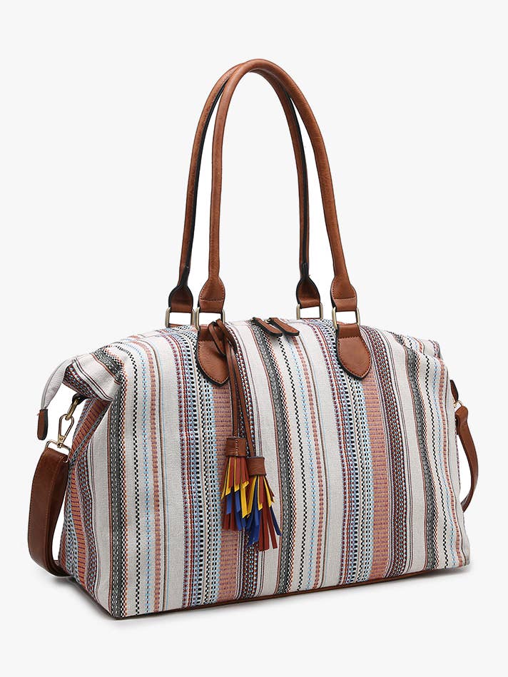 M1988 River Printed Duffle/Weekender for wholesale by Jen & Co.