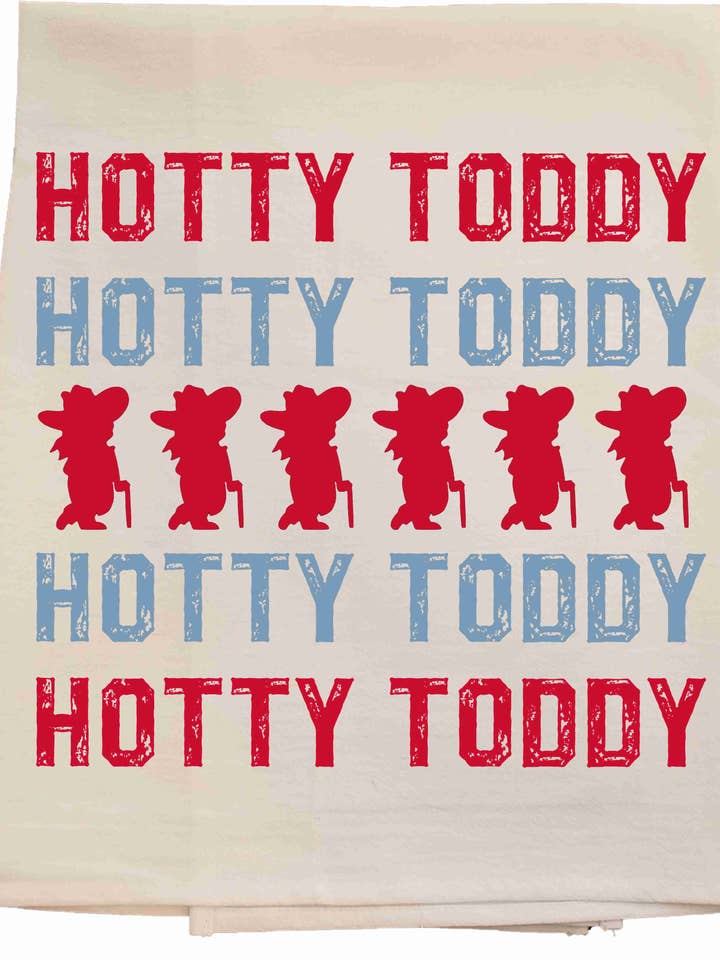 Torchon Ole Miss Hotty Toddy Silhoette pour la vente par Bunnies and Bows