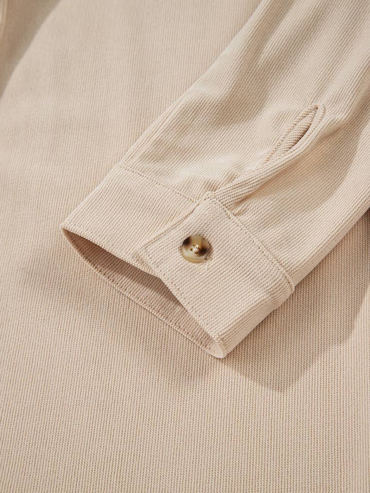 FULL TIME PURCHASE - Wholesale Dress - Women's - Corduroy Half Button Collared Long Sleeve Mini Dress11