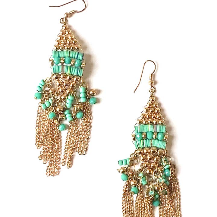DIWALI PARIS - Wholesale Dangle Earrings - MAYURAN EARRING0