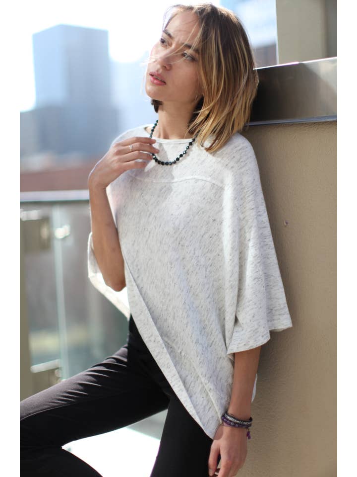 Adelyn SF - Wholesale Poncho - Women's - Poncho Sweater Wrap ( Long )2