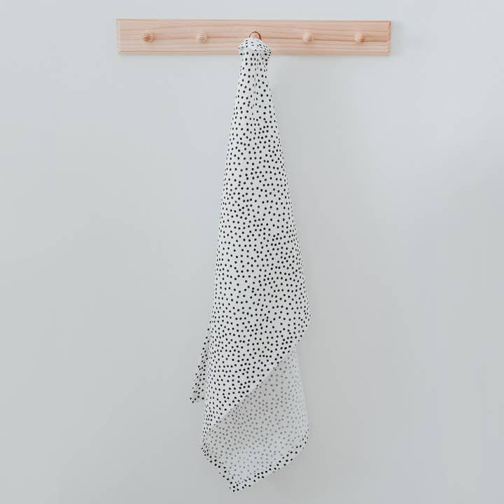 Linen tea towels dots in a set of 2 (pack of 5) for wholesale by Eulenschnitt