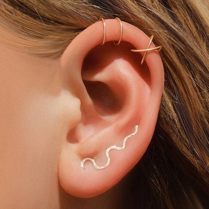 Ensemble de manchettes et grimpeurs Snake pour la vente par Lulinashop