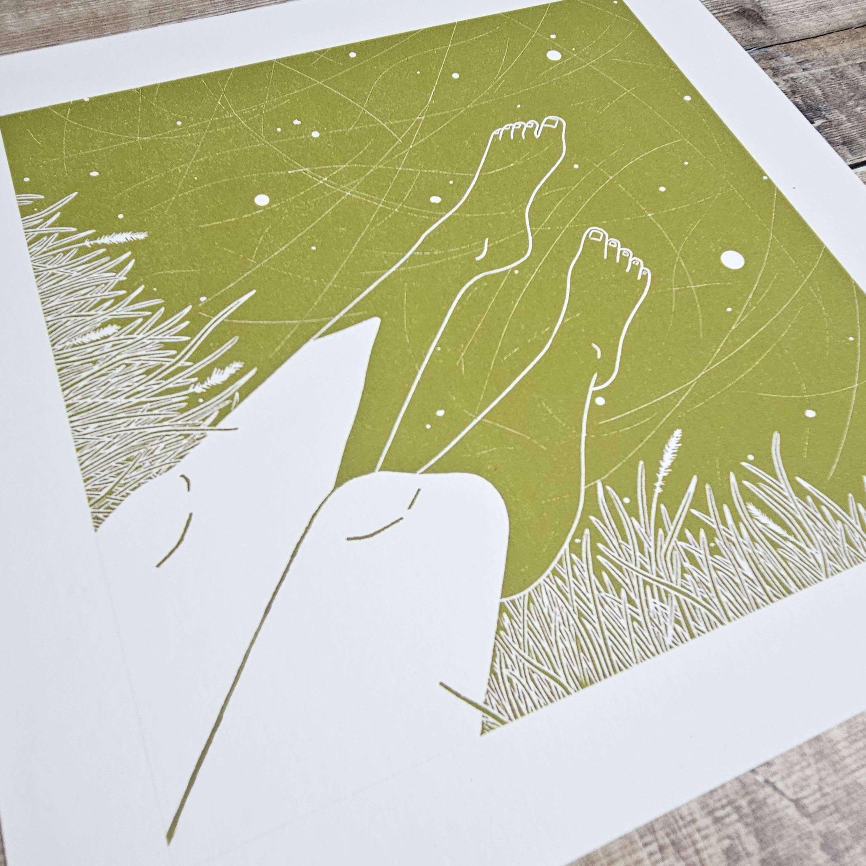 Flotsam Prints - Wholesale Art Print - Toes In The Water - Archival Quality Giclée Print6