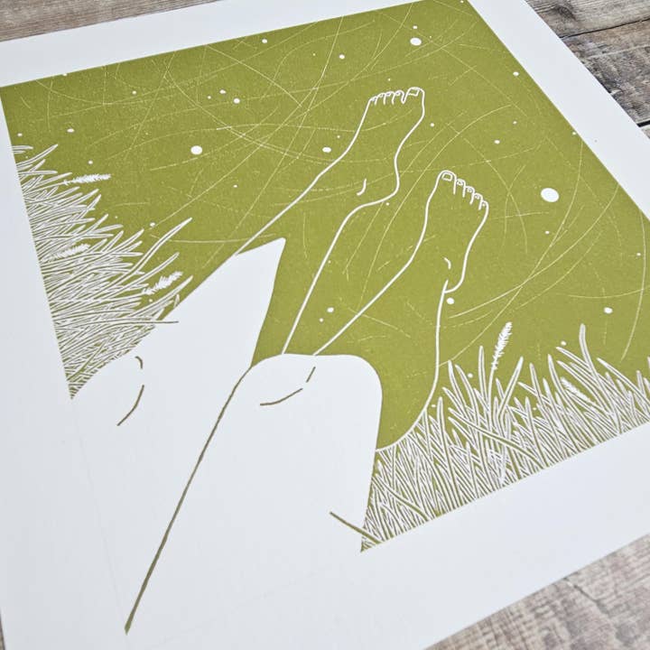 Flotsam Prints - Wholesale Art Print - Toes In The Water - Archival Quality Giclée Print6