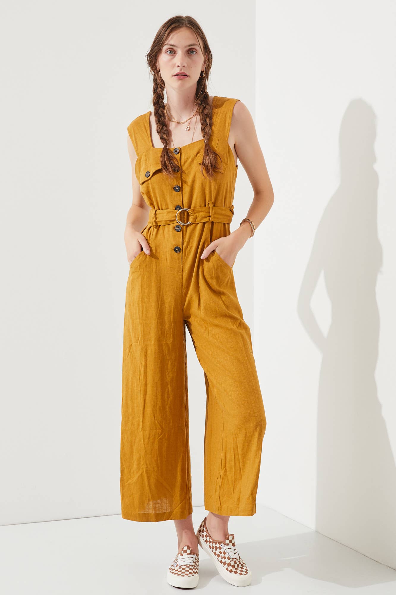 JADE BY JANE – Großhandel Jumpsuit – Damen – Ärmelloser JUMPSUIT MIT RECHTECKIGEM AUSSCHNITT UND KNÖCHELVERSCHLUSS JJS50409