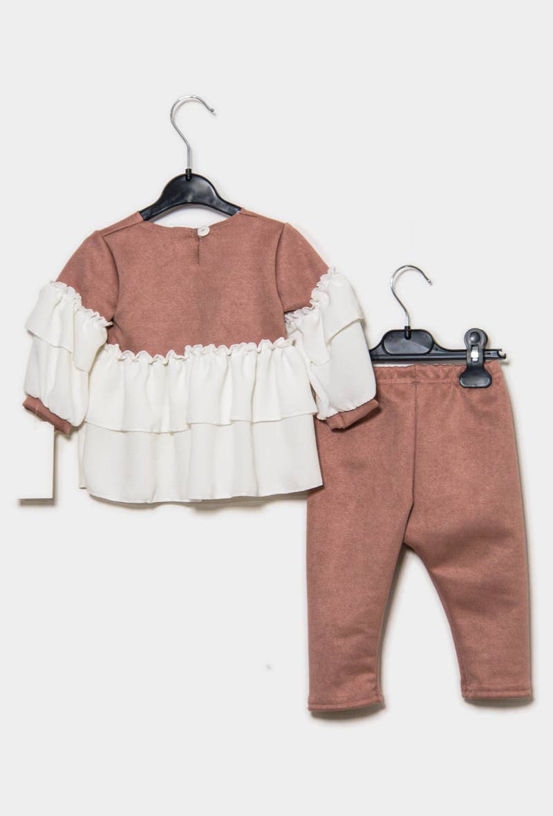 IDEAL OUTFIT - Vente Ensemble haut et pantalon – bébé - Ensemble bébé deux pièce ref:B8084