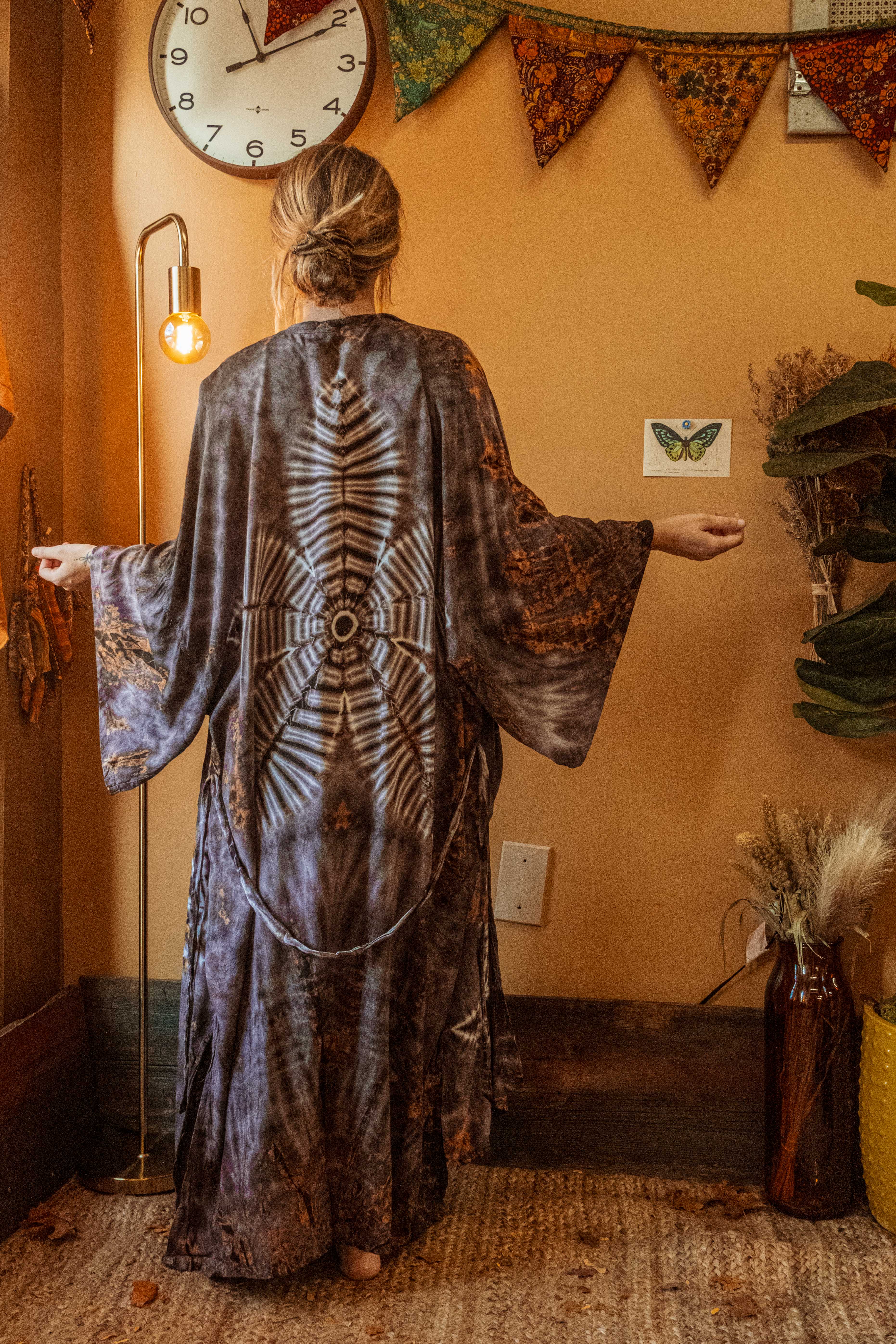 Gardenbelle Shop - Wholesale Kimono – Women's - Bohemian Hippie Hand Dyed Kimono, Earthy Boho Duster Robe