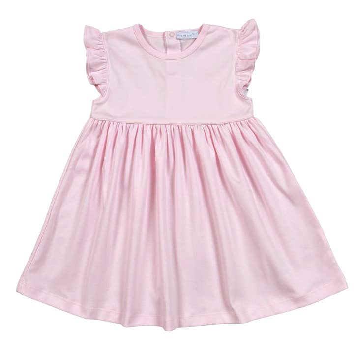 Hug Me First - Venta al por mayor Vestido - Niños - VESTIDO ROSA LISO PPS-340
