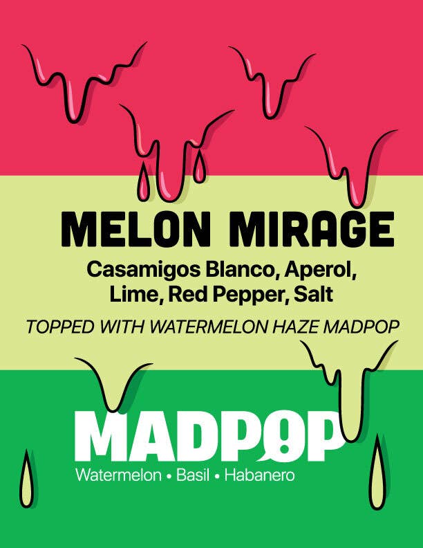 MADPOP - Wholesale Soda/Carbonated Drink - Watermelon Basil Habanero - 12 Can Case6