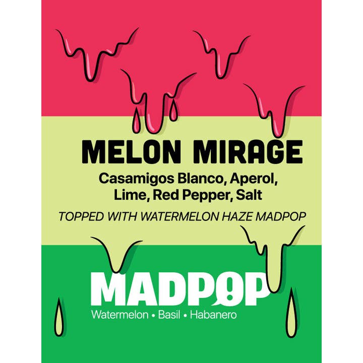 MADPOP - Wholesale Soda/Carbonated Drink - Watermelon Basil Habanero - 12 Can Case6