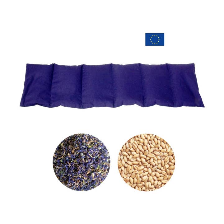 Entspannender, beheizter Riemen gefüllt mit Bio-Rapskörnern - Anaé für den Großhandel von Ecodis - Grand Beau