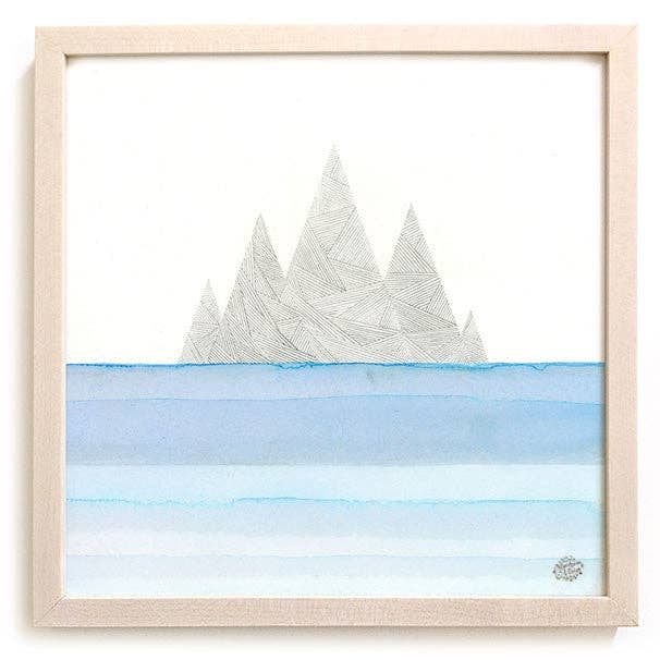 Impression d'art moderne "Mon Autre Île" pour la vente par Matthew Allen Art