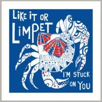 Port and Lemon - Wholesale Everyday Greeting Card - Like it or Limpet Greetings Card