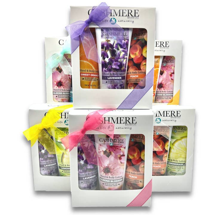 Coffret Cadeau - Trio de Lotions 2oz - BAIN EN CACHEMIRE pour la vente par Cashmere Bath | MANSCAPE | Blue Sea Body Care