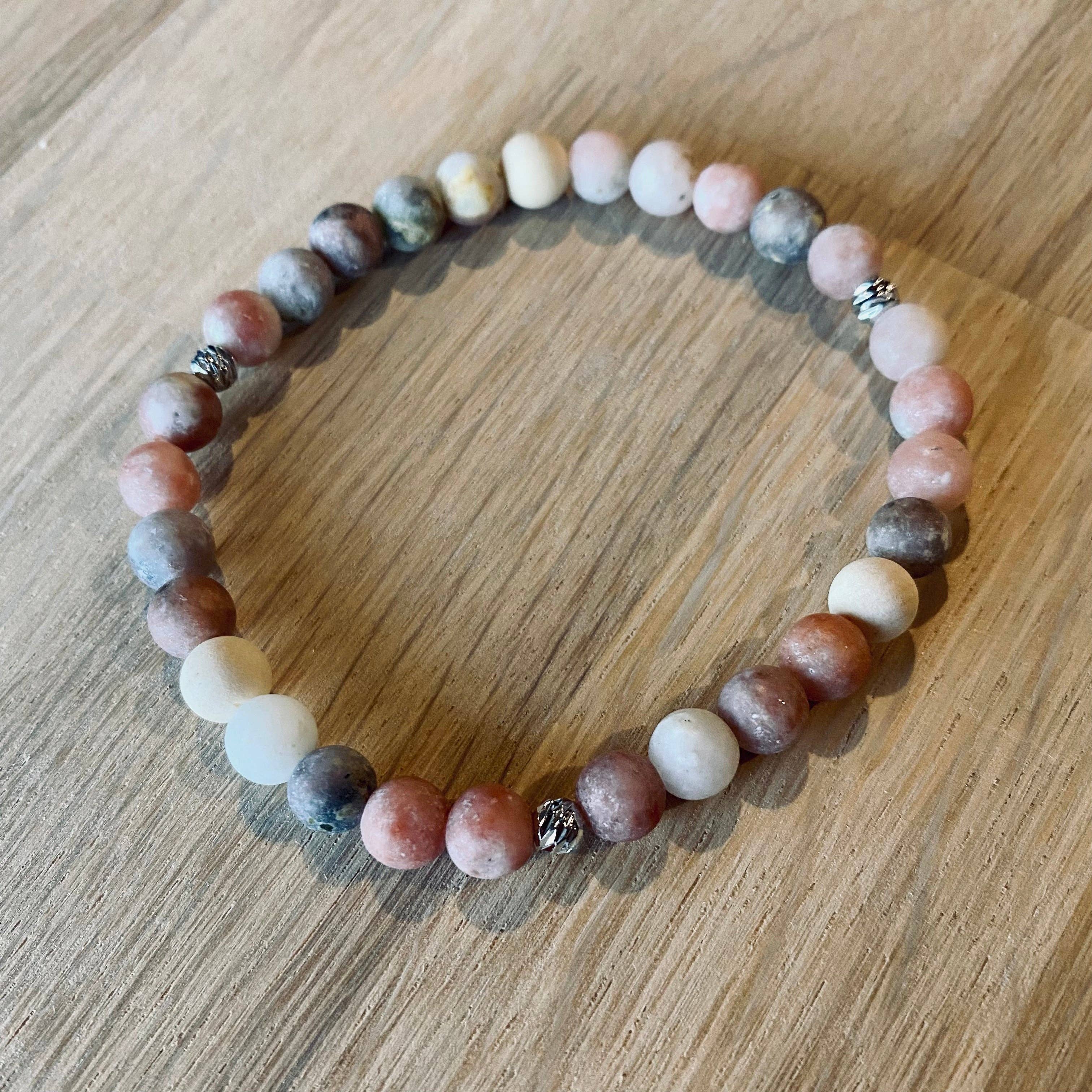 Brentwood Collective - Wholesale Beaded bracelet - Aroma Bracelet | Mixed Marble1