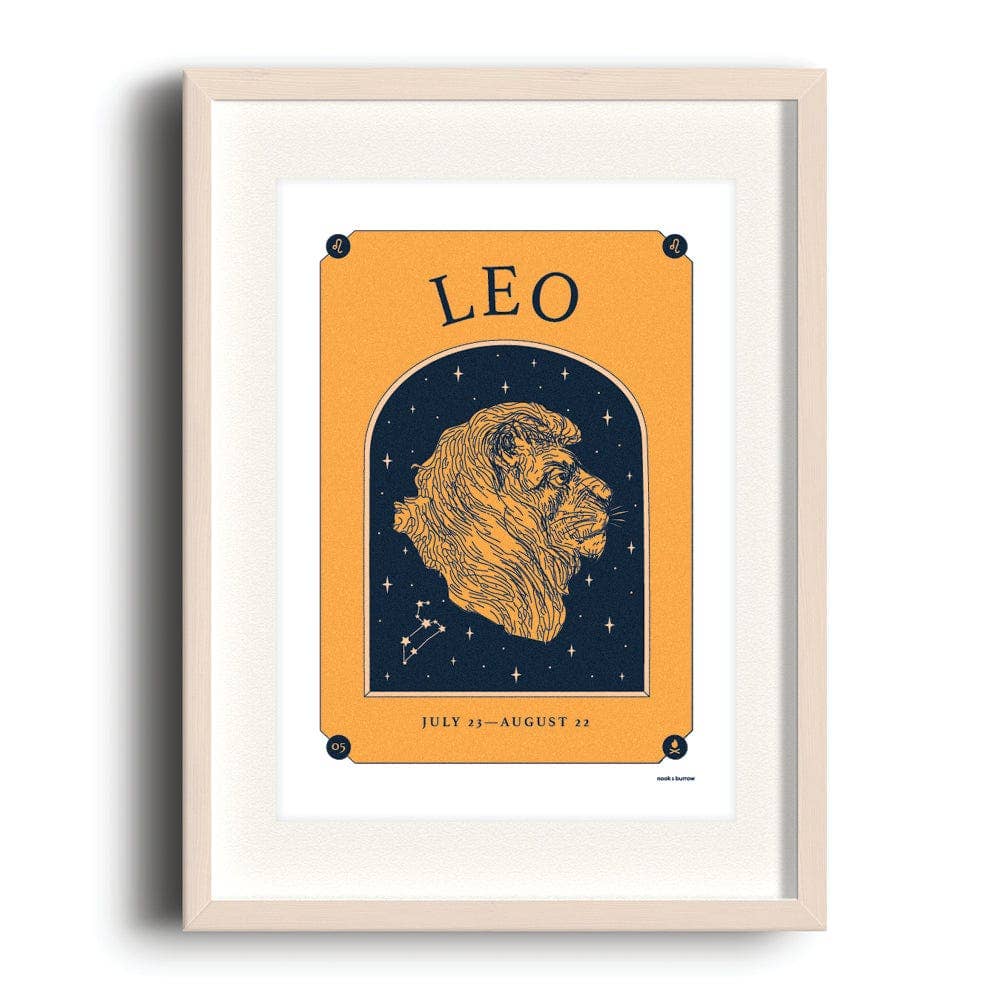 Nook & Burrow - Wholesale Art print - Leo | A4 print0