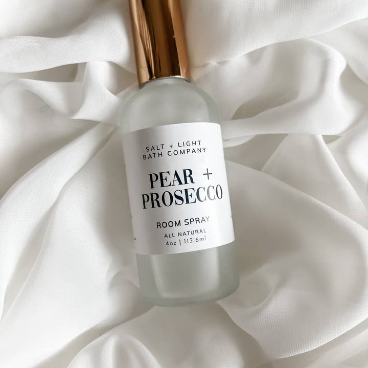 Salt + Light Bath Company - Wholesale Room & linen spray - Pear + Prosecco Room Spray3
