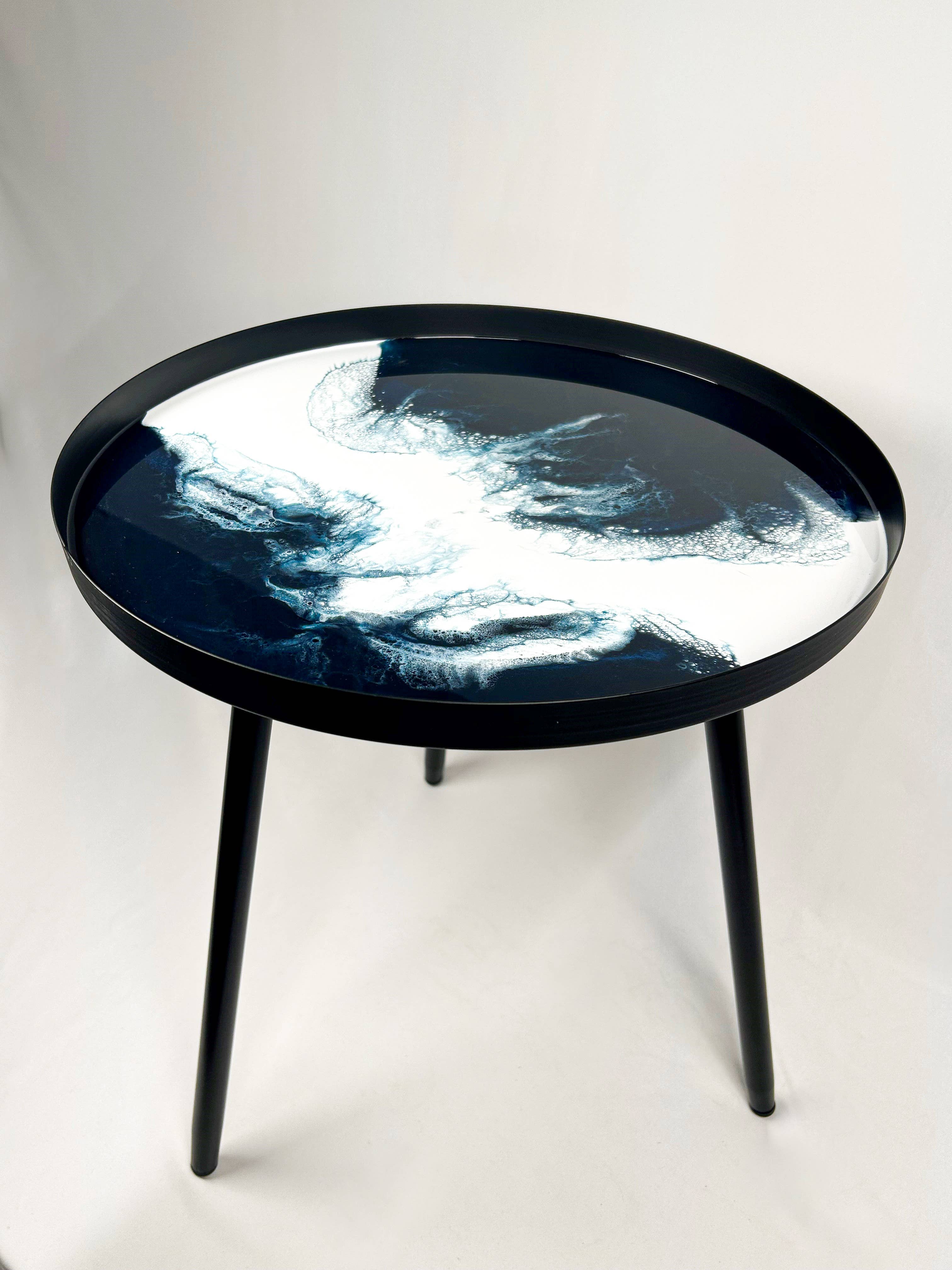 Lynn & Liana Designs - Wholesale Side Table - Resin Accented Side Table - No Tariffs!17