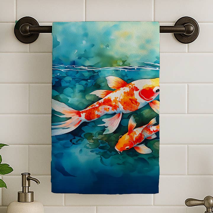 Serviette Poisson Koi DAC2799 pour la vente par Caroline's Treasures