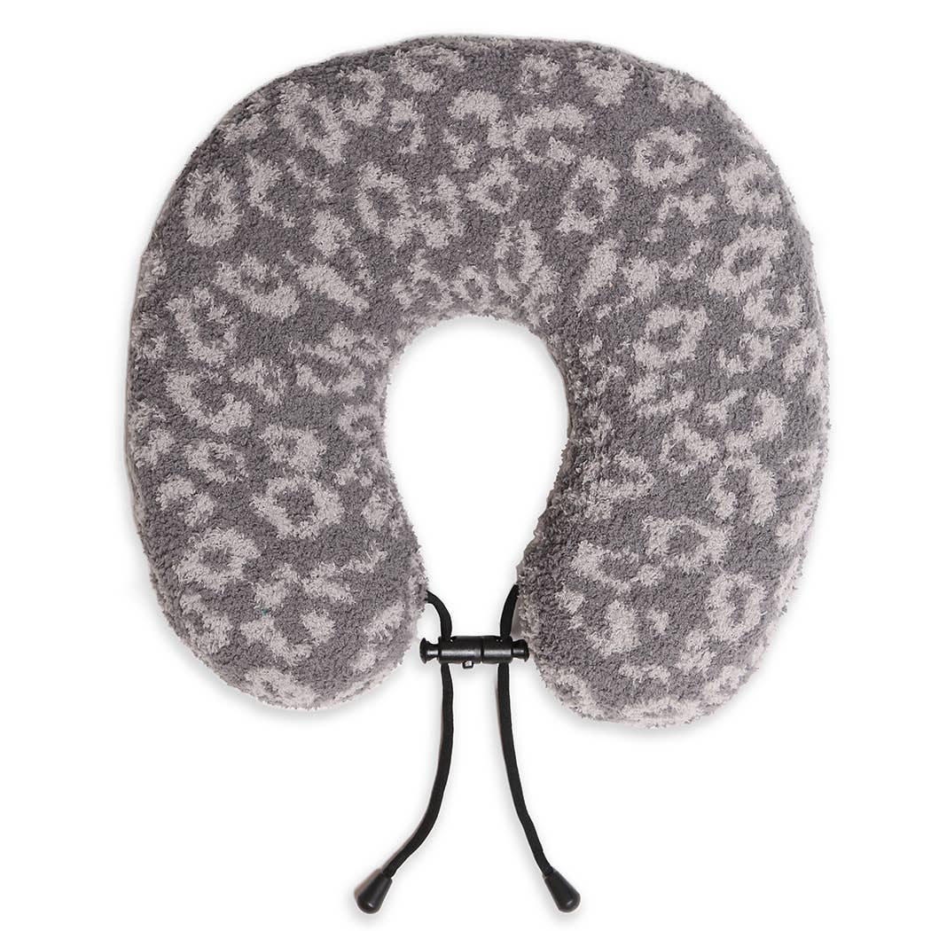 Fashion City - Wholesale Travel Pillow - Soft Leopard Print Travel Neck Pillow3