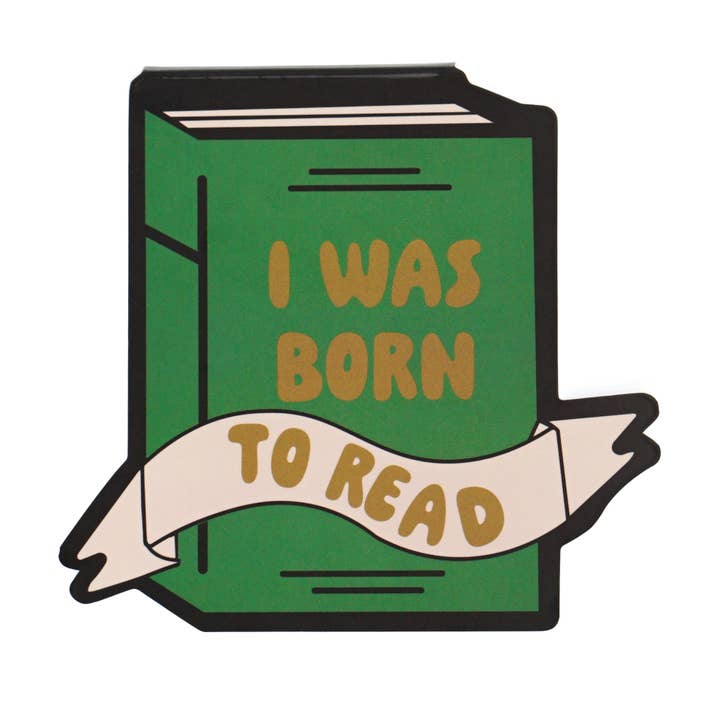 Pocket Notebook Vorm - Pulteney Press (Geboren om te Lezen) voor wholesale door Half Moon Bay