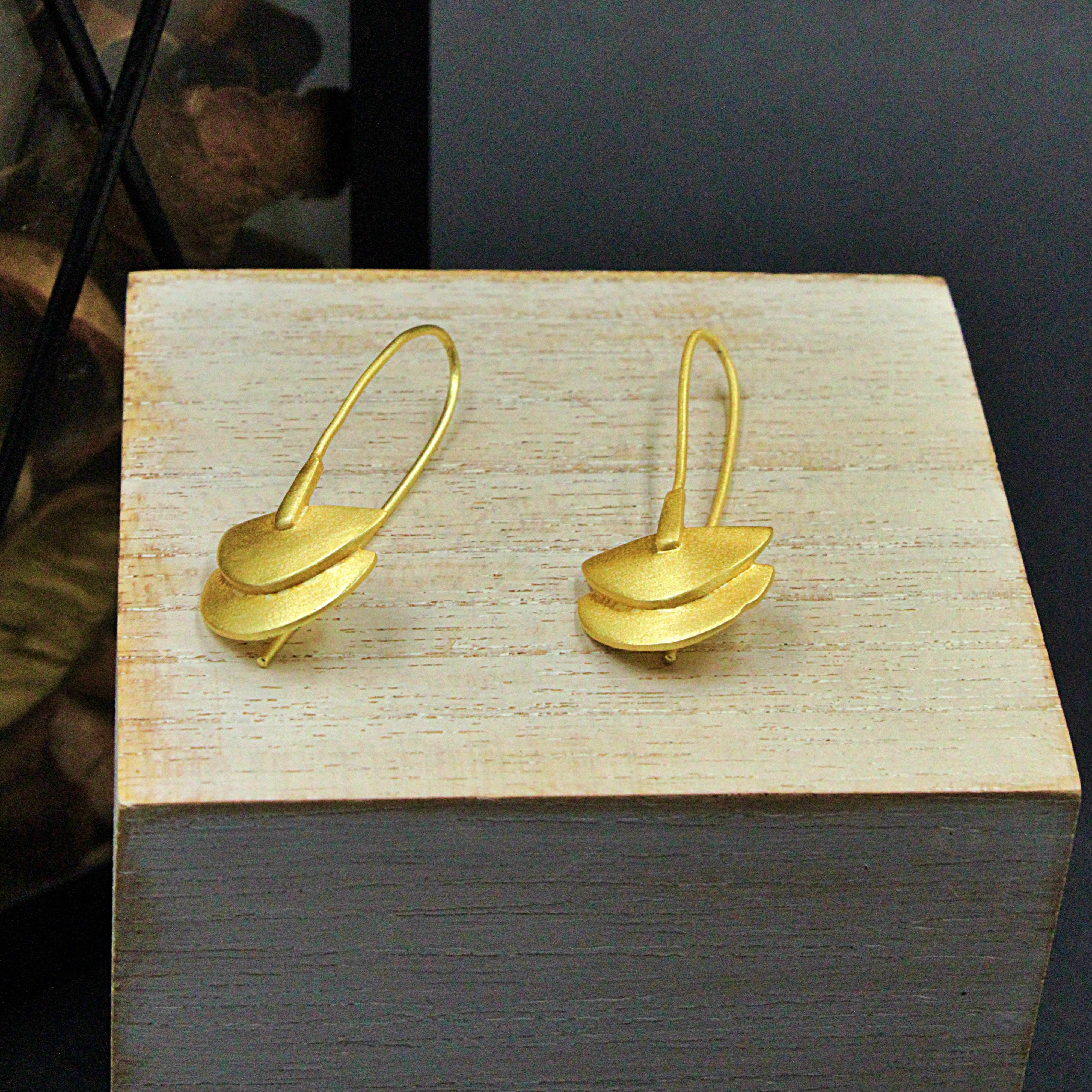 LA MAR - Wholesale Dangle Earrings - CIOTTOLA design gold-plated earrings2