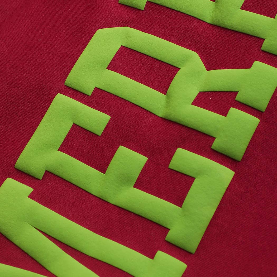 Fashion City – wholesale Graphic sweatshirt – Unisex – MERRY Puff Raised Letter Heavyweight Sweatshirt3