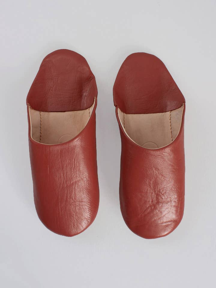 Bohemia Design - Wholesale Slippers - Men's - Moroccan Men's Babouche Slippers, Terracotta