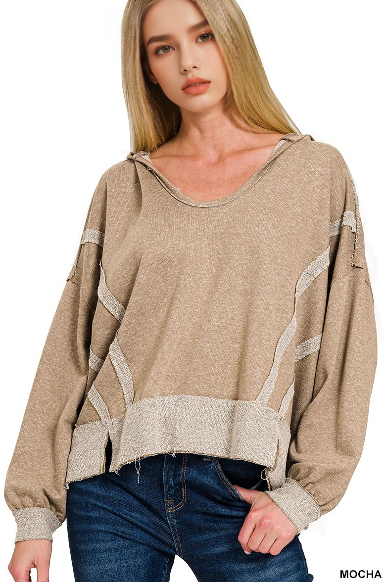 42POPS - Wholesale Sweatshirt - Women's - '...Exposed Seam Sweatshirt hoodie8