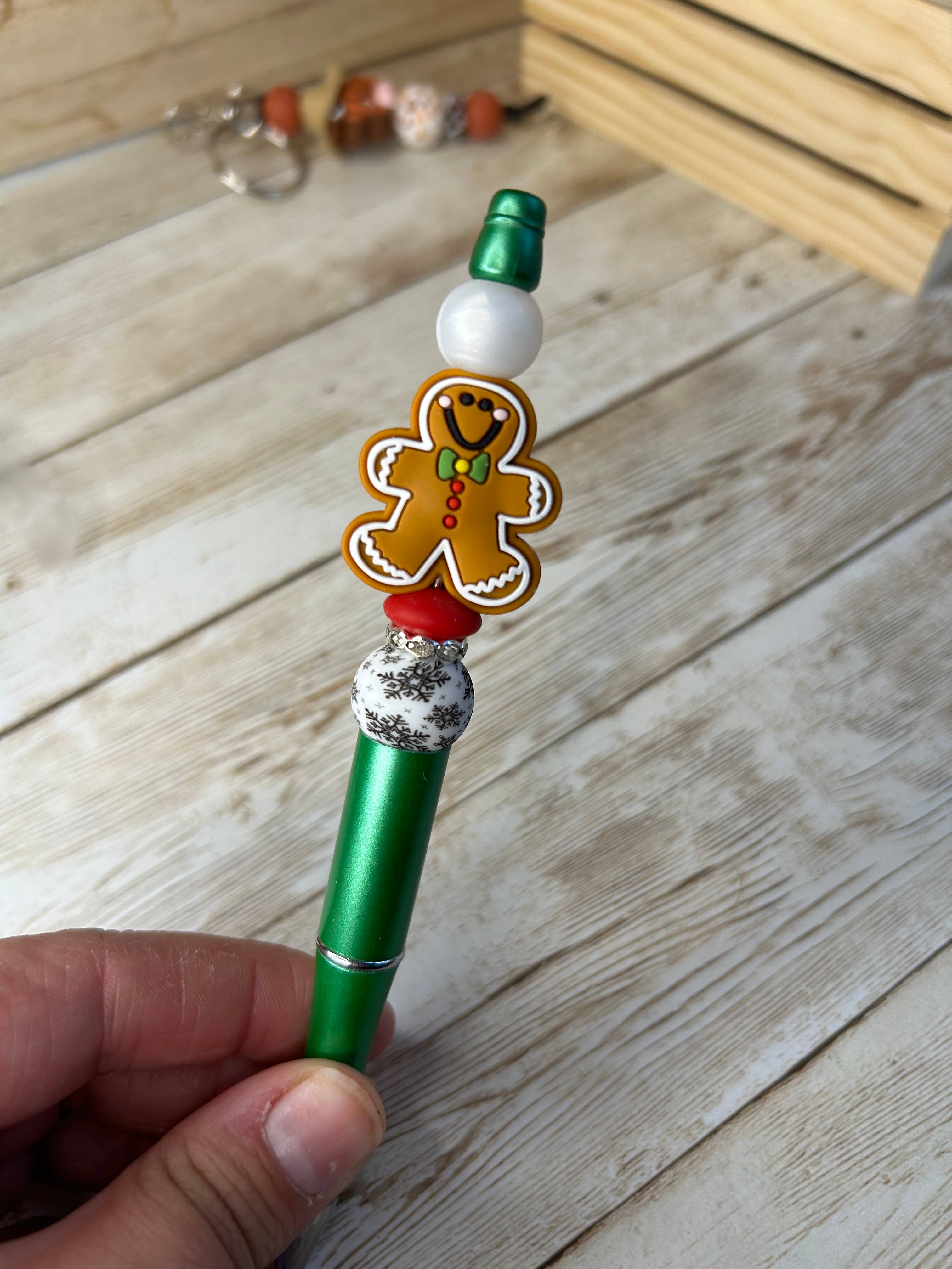 Wildthings & Wildflowers - Wholesale Pen - Gingerbread Man Pen1
