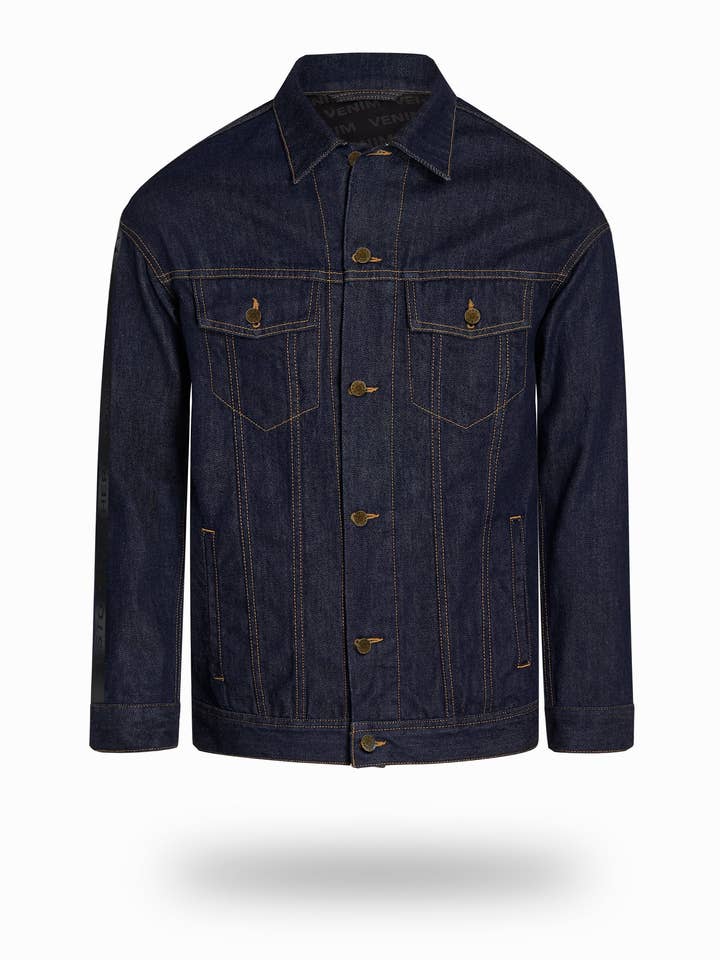 Longer Indigo Denim Jacket for wholesale by VENIM