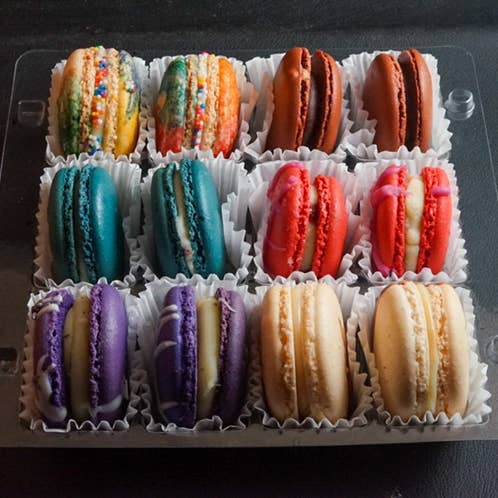 PHIVI BOX - Wholesale Cookie - Macarons Assortment (12), Handmade Gluten-Free1