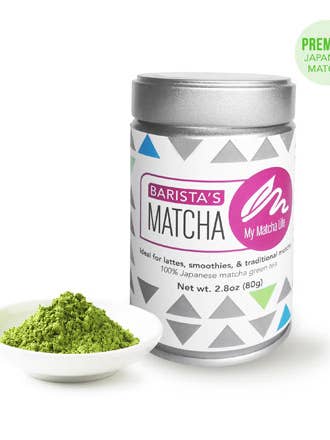 Barista's Matcha Tea 2.8 oz tin for wholesale by My Matcha Life Products Inc.