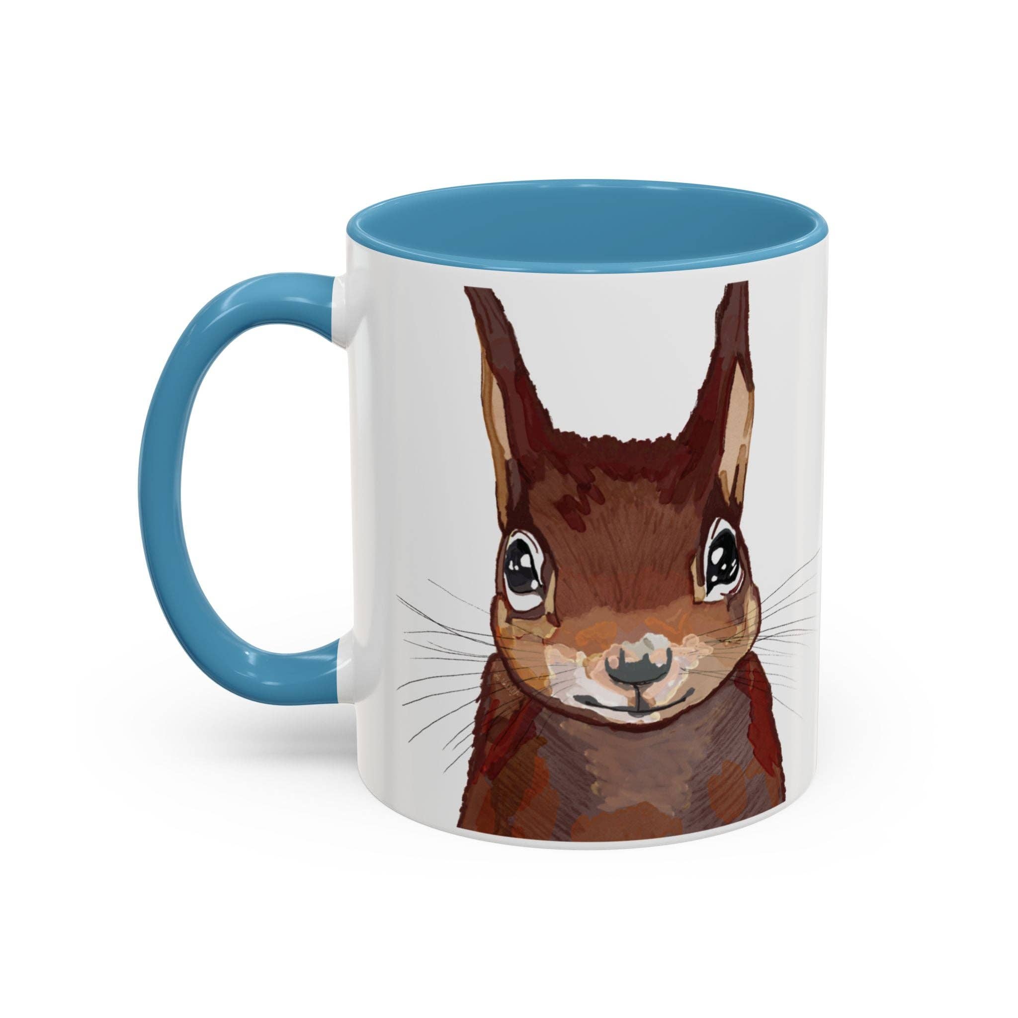 Blue Cava - Wholesale Coffee Mug - Squirrel Two Tone Coffee Mugs (11oz & 15oz)25