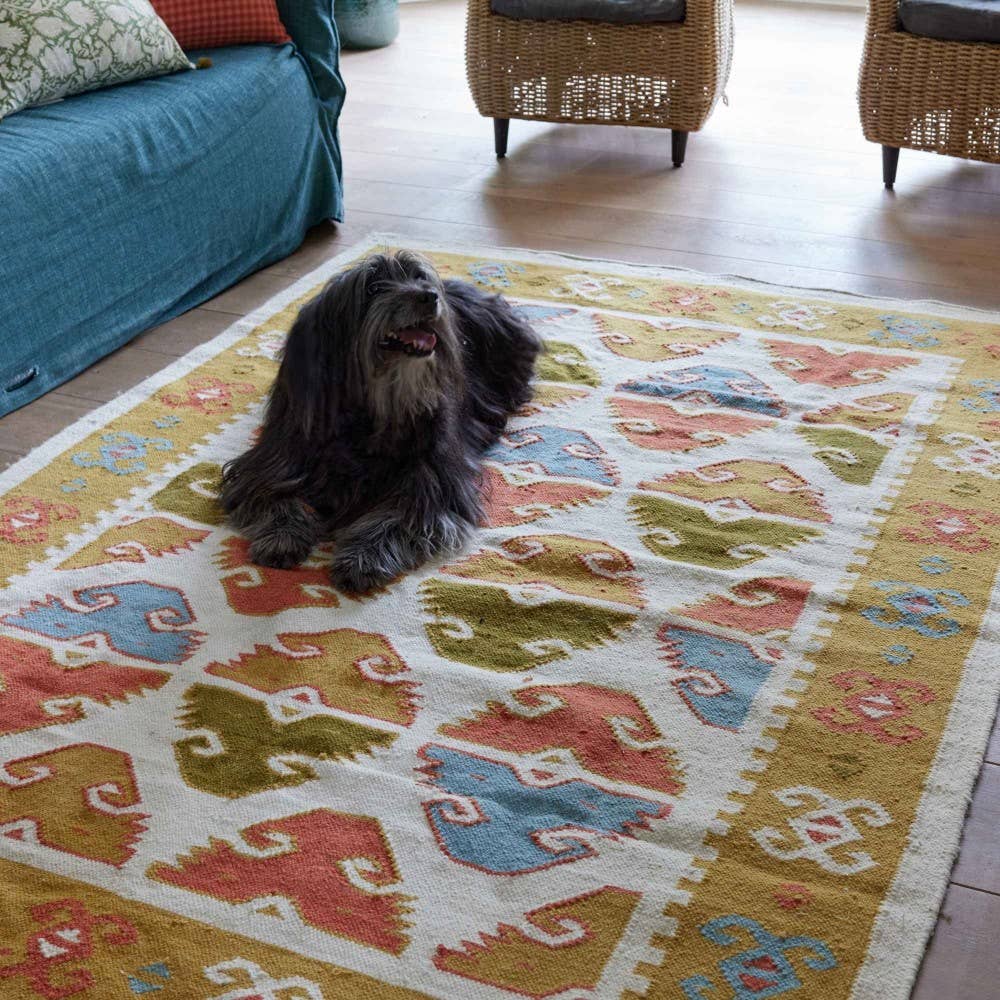 Bonheur du Jour - Wholesale Vloerkleed - Tulum vloerkleed - 160 x 230 cm - Ecru curry4