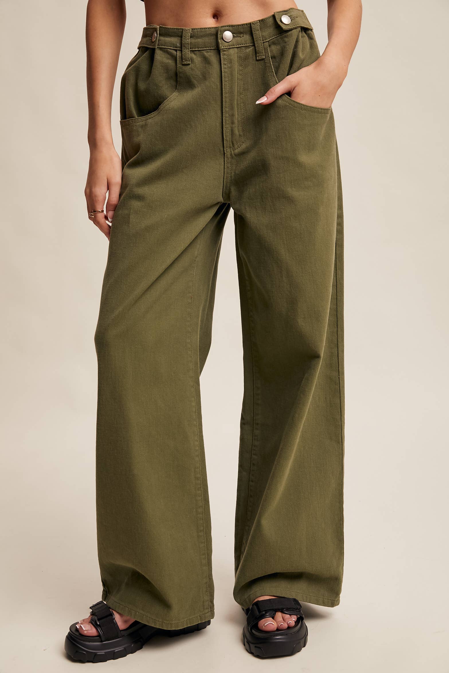 Listicle - Venta al por mayor Vaqueros - Mujer - Pantalones vaqueros de pierna ancha de colores2