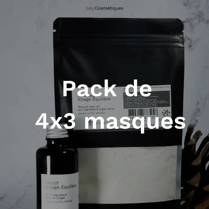 The Balance Mask - Pack of 4 x 3 Masks for wholesale by Saly Cosmétiques
