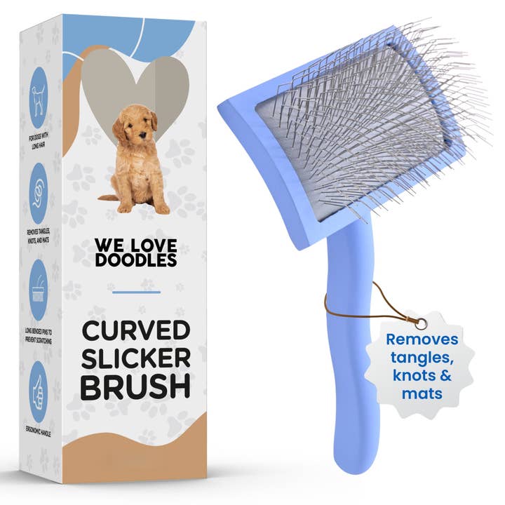 We Love Doodles - Wholesale Pet Brush - Cat/Dog - Curved Slicker Brushes1