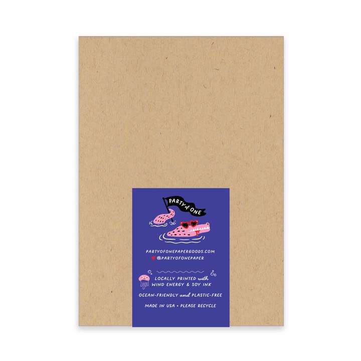 Party of One - Wholesale Notepad - Petty Cat Notepad