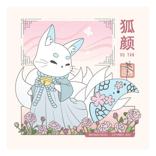 Impressão Hu Yan por atacado de MarinaXStudios